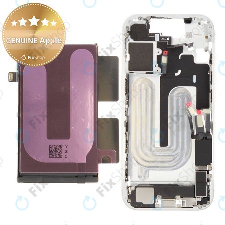 Mittelrahmen mit Batterie für iPhone 17 | White | ZD076-00749 | Genuine Apple