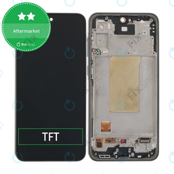 Samsung Galaxy A36 A366E - LCD Display + Touchscreen Front Glas + Rahmen (Awesome Black) TFT