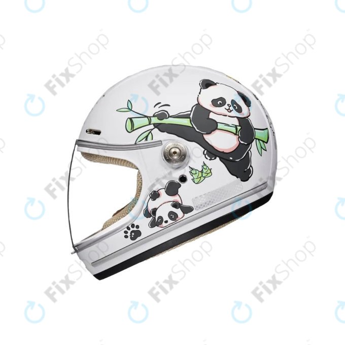 Kinderhelm für E-Scooter und Fahrrad (46–52 cm) (Panda)