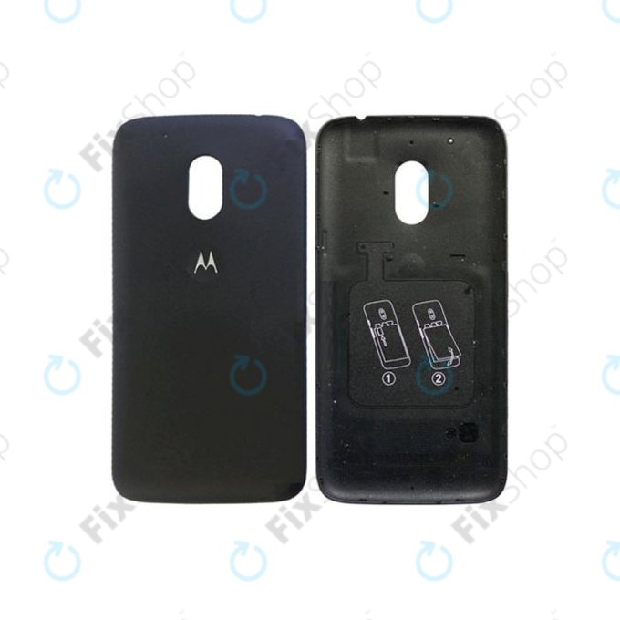 Motorola Moto G4 XT1622 - Akkudeckel (Black)