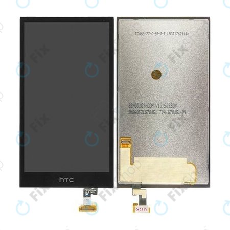 HTC Desire 510 - LCD Display + Touchscreen Front Glas (Schwarz) - 62H00107-00M