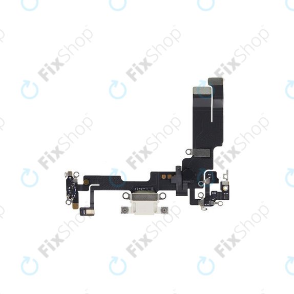 Apple iPhone 14 - Ladestecker Ladebuchse + Flex Kabel (Starlight)