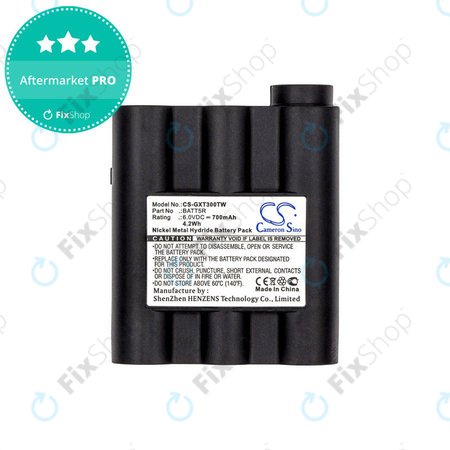 Batterie für Alan G7, Midland GTX-series, 700mAh, Ni-MH, 6V, BATT5R, HQ