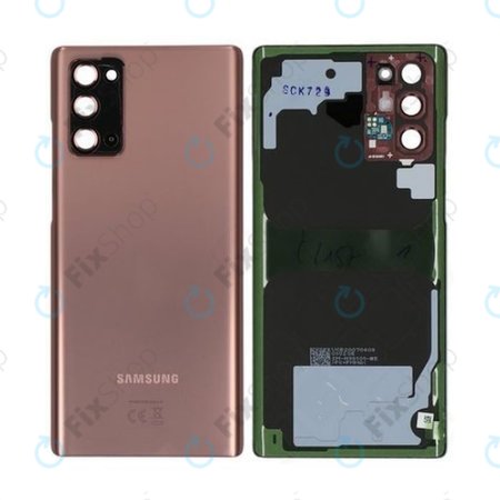 Samsung Galaxy Note 20 N980B - Akkudeckel (Mystic Bronze) - GH82-23298B Genuine Service Pack