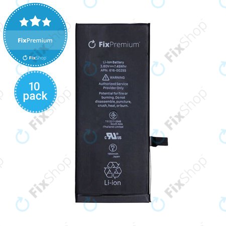 Apple iPhone 7 - Akku Batterie 1960mAh FixPremium (10 Pack)