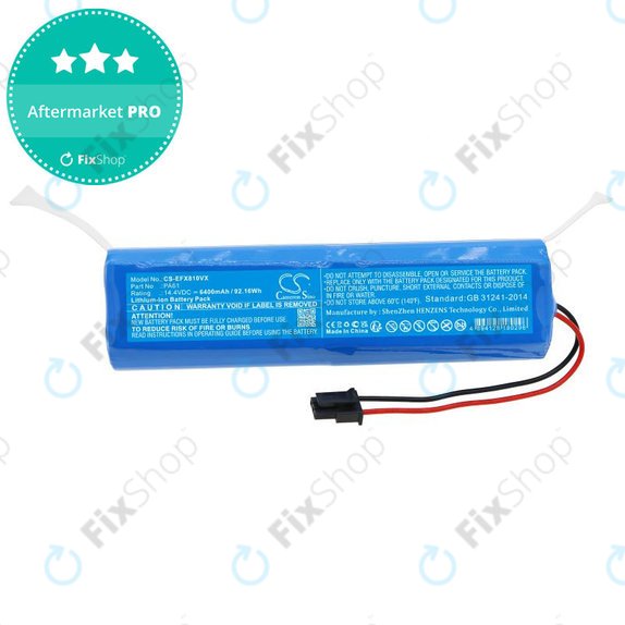 Akku batterie für Eufy RoboVac X8 Hybrid, 6400mAh, Li-Ion, 14.4V, PA61, HQ
