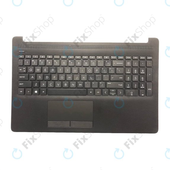 HP 15-db - Abdeckung C (Armlehne) + Tastatur (US) - 77034787 Genuine Service Pack