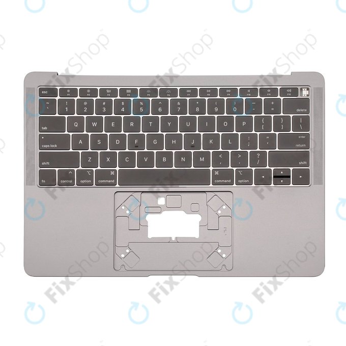 Apple MacBook Air 13" A1932 (2018 - 2019) - Oberer Rahmen Tastatur + Tastatur US (Space Gray)