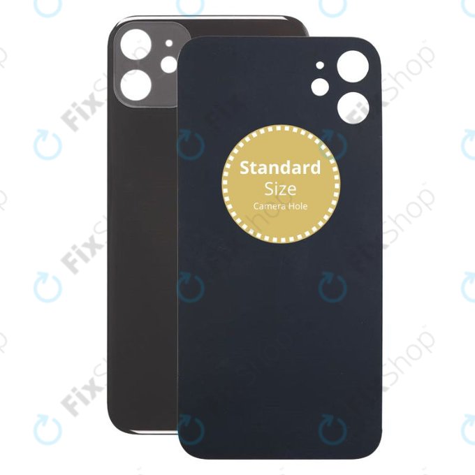 Apple iPhone 11 - Backcover Glas (Black)