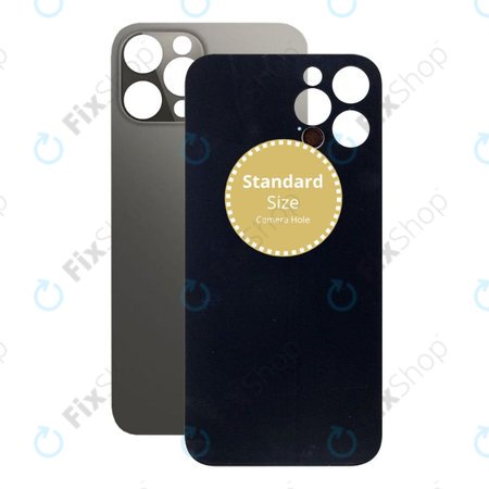 Apple iPhone 12 Pro Max - Backcover Glas (Graphite)