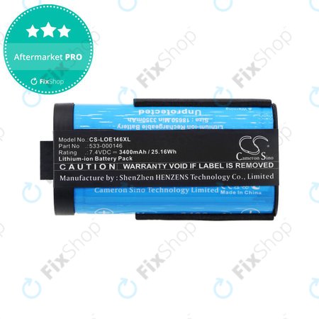 Batterie für Logitech Ultimate Ears Megaboom 3, Ultimate Ears MegaBlast, 3400mAh, Li-Ion, 7.4V, 533-000146, HQ