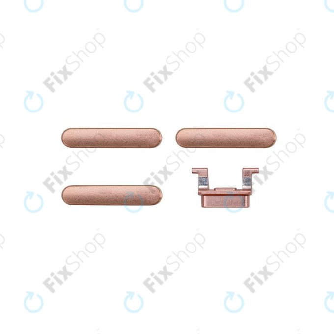 Apple iPhone 8 Plus - Einschalt- Silent Mode und Lautstärke Tasten (Gold)