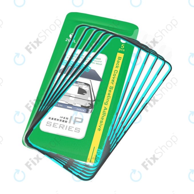 Hintere Glasscheibe Dichtungs-Klebestreifen für iPhone 17 Pro, 2UUL BA17P, (5Stk.)