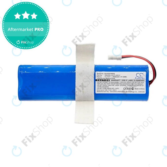 Zaco V3, V40, V5s Pro, V5x, Silvercrest SSWR A1, SSWR B1, SSR 3000 A1 - Akku Batterie 18650B4-4S1P-AGX-2 Li-Ion 14.4V 2600mAh HQ