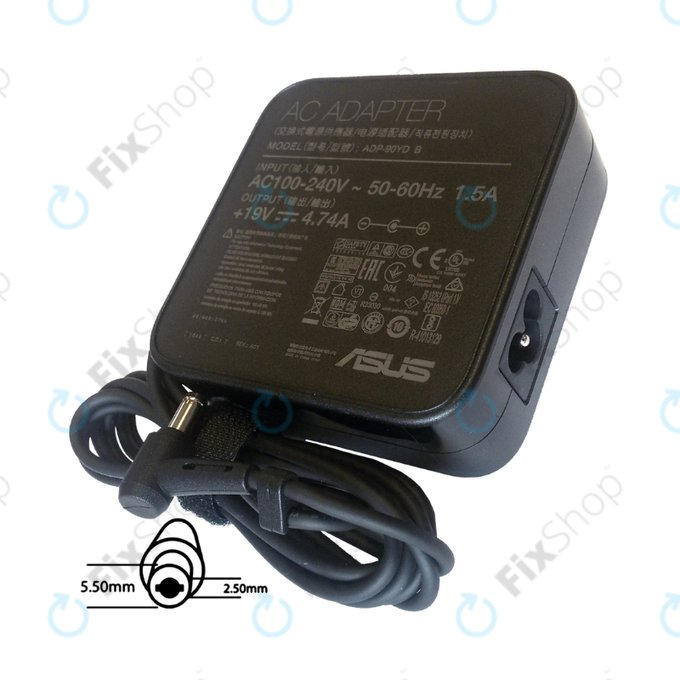 Ladeadapter für Asus, B0A001-00051000, 90W, 19V, Genuine Service Pack