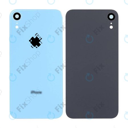 Apple iPhone XR - Backcover Glas + Kameraglas (Blue)