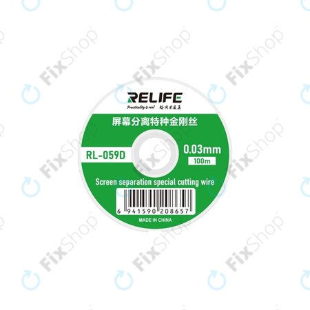 Relife RL-059D - Draht zum Trennen von LCD-Displays (0.03mm x 100M)