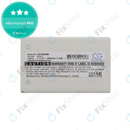 Akku batterie für Nokia 3610, 6510, 8310, 1000mAh, Li-Ion, 3.7V, BLB-2, HQ