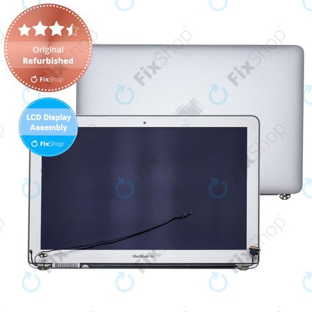 Apple MacBook Air 13" A1466 (Mid 2013 - Mid 2017) - LCD Display + Frontglas + Abdeckung Original Refurbished