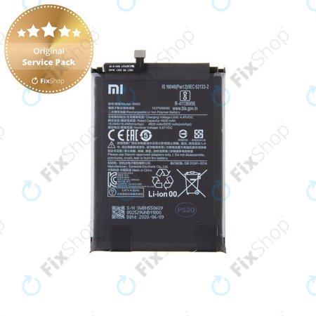 Xiaomi Redmi Note 9S - Akku Batterie BN55 5020mAh - 460200002F5Z Genuine Service Pack