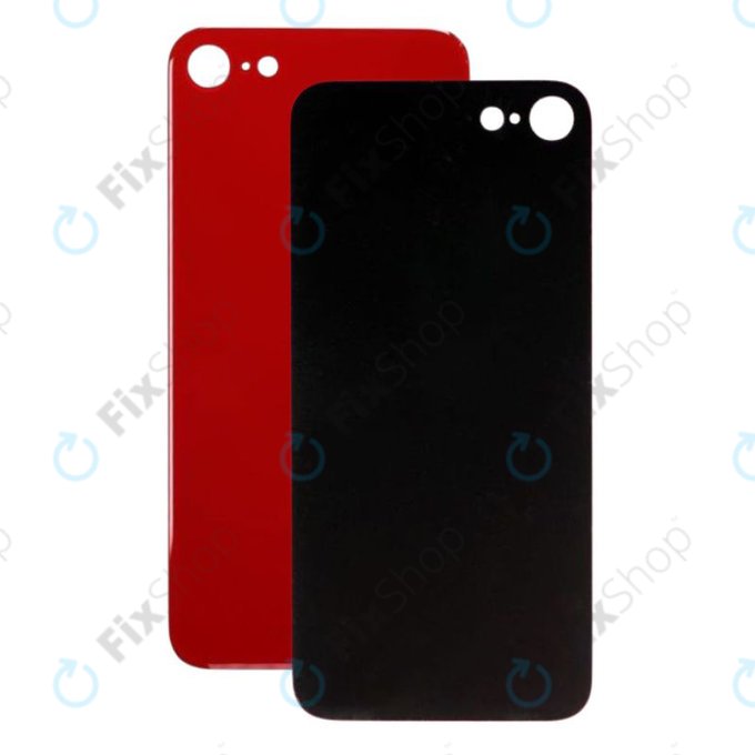 Apple iPhone SE (2nd Gen 2020) - Backcover Glas (Red)