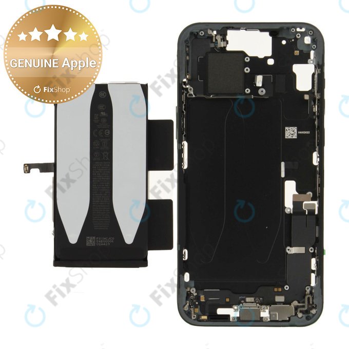 Mittelrahmen mit Batterie für iPhone 15 Plus | Black | ZD076-00674 | Genuine Apple