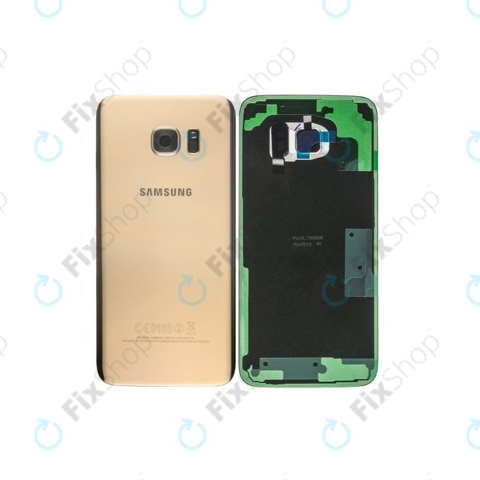 Samsung Galaxy S7 Edge G935F - Akkudeckel (Gold) - GH82-11346C Genuine Service Pack