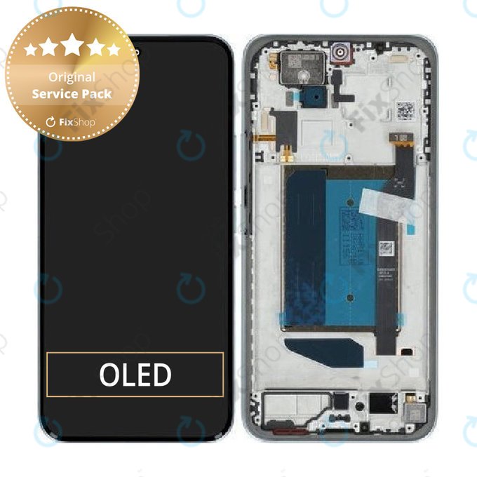 Display für Xiaomi Redmi Note 15 Pro+ 5G, Glacier Blue, Touchscreen-Glas mit Rahmen, 5600240P16U00, Genuine Service Pack