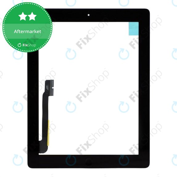 Touchscreen-Glas mit Home-Taste für iPad 3, iPad 4, Black