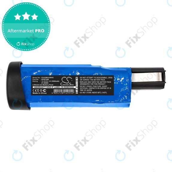 Akku batterie für Shark WV200UK, WV200, WV201, WV205, WV220, Ion W1 Cord, 2500mAh, Li-Ion, 10.8V, XFBT200, HQ