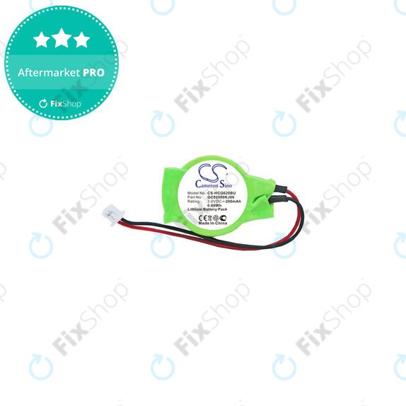 Batterie für CMOS for Advent, Asus, HP, MSI, 200mAh, Lithium, 3V, GC02000KJ00, HQ