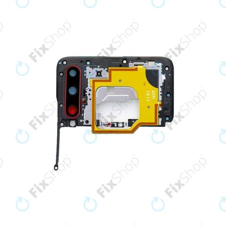 Huawei Honor 20 Lite - Rahmen + Rückfahrkameraglas + NFC (Phantom Red) - 02352QMN Genuine Service Pack