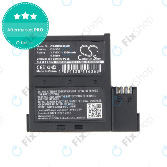 Akku batterie für AEE D33, magicae S50, S70, 1500mAh, Li-Ion, 3.7V, DS-S50, HQ