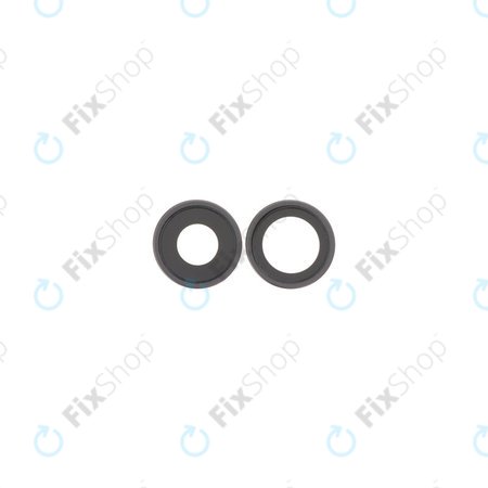 Apple iPhone 17 - Rückfahrkameraglas mit Rahmen (Black) - 2Stk.