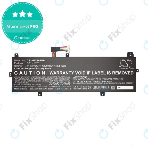 Batterie für Asus BX430, Expertbook B5440fa, P5240ua-1a, 4200mAh, Li-Pol, 11.55V, C31N1620, HQ