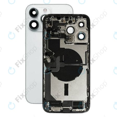 Apple iPhone 14 Pro Max - Backcover mit Kleinteilen (Silver)