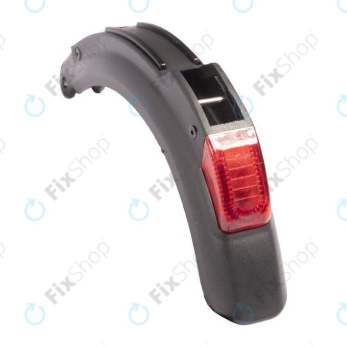 Kugoo S3 - Hinterer Kotflügel mit Licht und Kabel (Black)