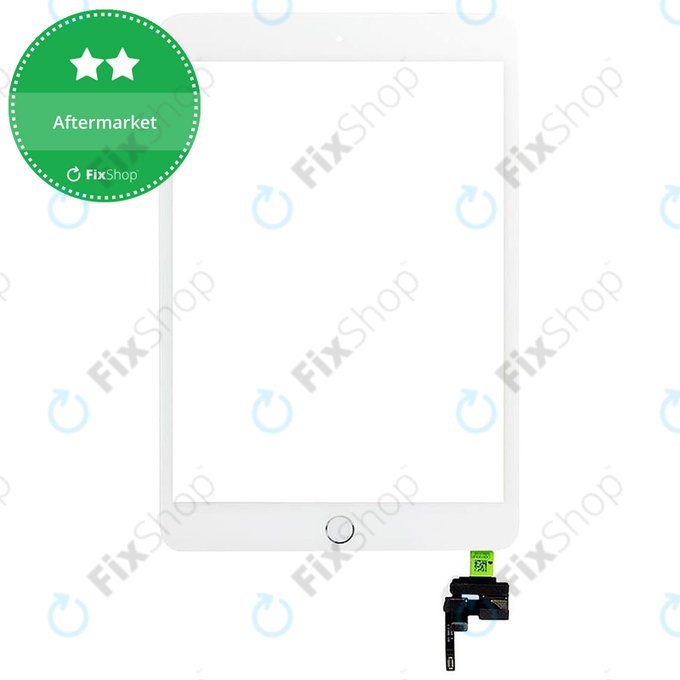 Apple iPad Mini 3 - Touchscreen Front Glas + IC Connector Anschluss (White)