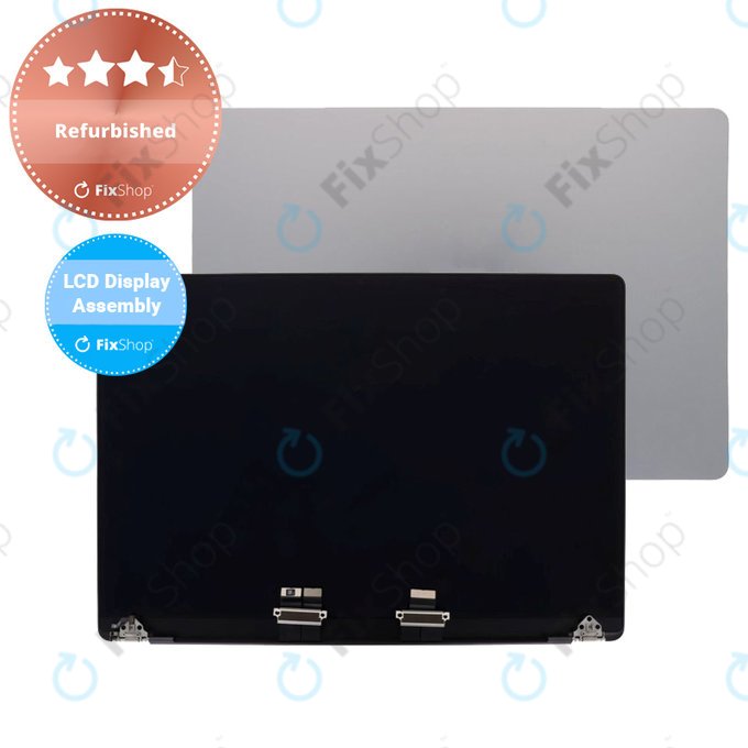 Apple MacBook Pro 16" M1 Max A2485 (2021) - LCD Display + Frontglas + Abdeckung (Space Gray) Refurbished