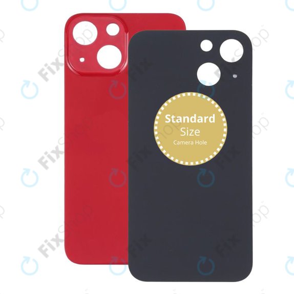 Apple iPhone 13 Mini - Backcover Glas (Red)