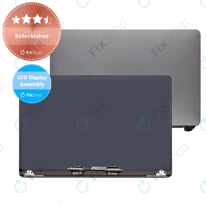 Apple MacBook Pro 16" A2141 (Late 2019 - Mid 2020) - LCD Display + Frontglas + Abdeckung (Space Gray) Refurbished