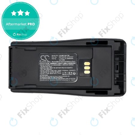 Batterie für Motorola CP, EP, GP, PM-series, 2500mAh, Ni-MH, 7.5V, PMNN4081, HQ