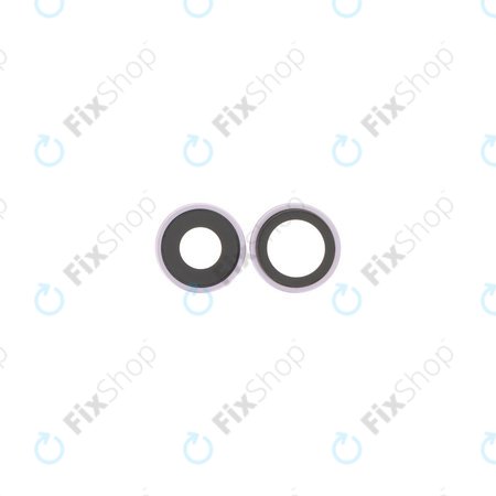 Apple iPhone 17 - Rückfahrkameraglas mit Rahmen (Lavender) - 2Stk.