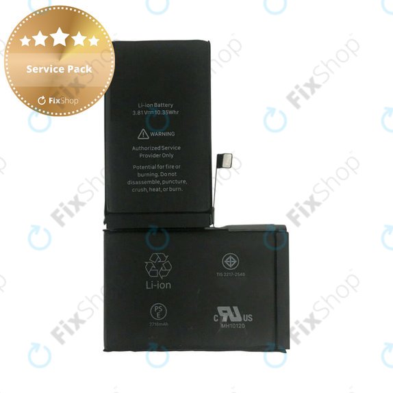 Akku Batterie für iPhone X, 2716mAh, Service Pack