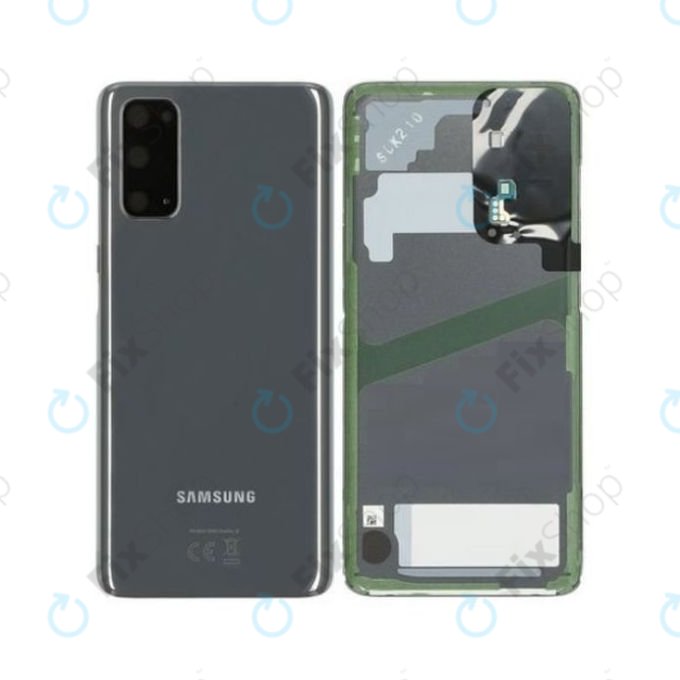 Samsung Galaxy S20 G980F - Akkudeckel (Cosmic Grey) - GH82-22068A, GH82-21576A Genuine Service Pack
