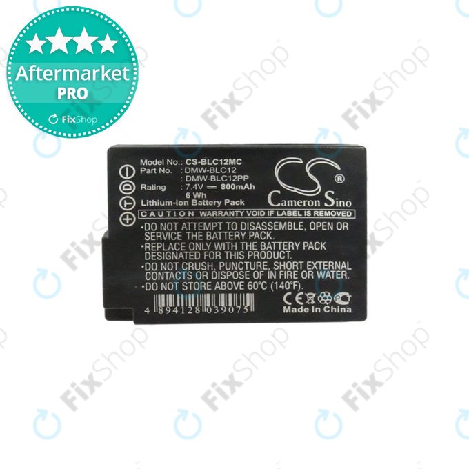 Leica Q, V-Lux 4 - Akku Batterie BP-DC12 Li-Ion 800mAh HQ