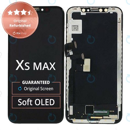 Apple iPhone XS Max - LCD Display + Touchscreen Front Glas + Rahmen Original Refurbished