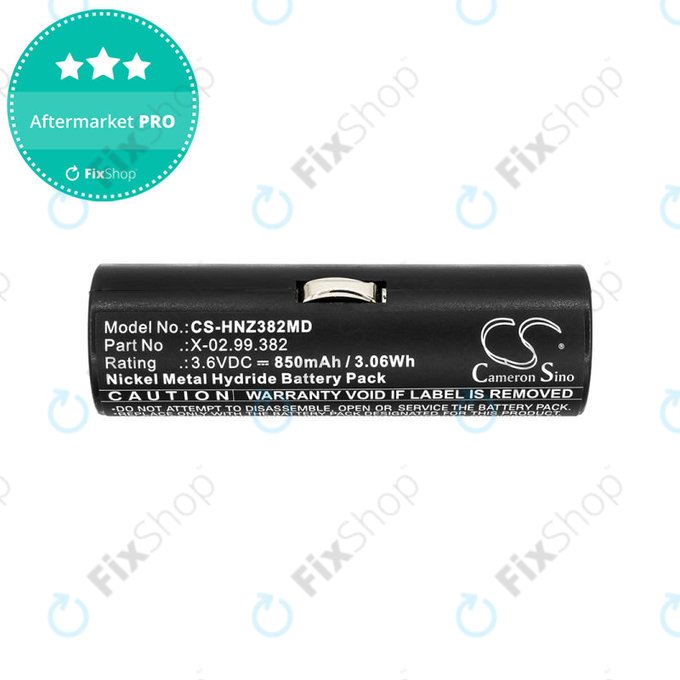 Akku batterie für Heine Beta Handles, Heine Ophthalmoscope Beta 200, 850mAh, Ni-MH, 3.6V, X-02.99.382, BATT/110904-A1, HQ