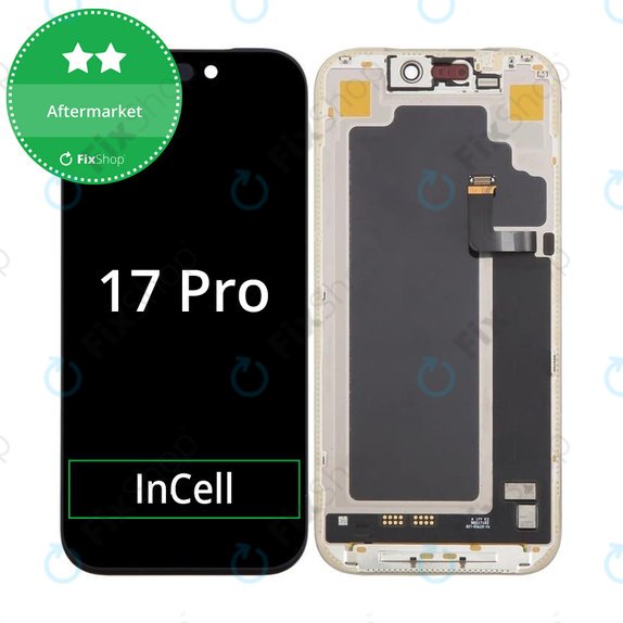 Apple iPhone 17 Pro - LCD Display + Touchscreen Front Glas + Rahmen InCell HD+