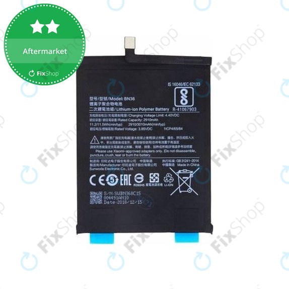 Xiaomi Mi A2 (Mi 6X) - Akku Batterie BN36 3010mAh